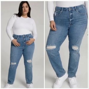 Good American Good Classic Jeans Blue509 size 22